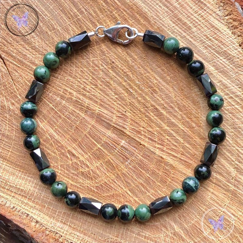 Men’s Kambaba Jasper & Magnetite Bracelet